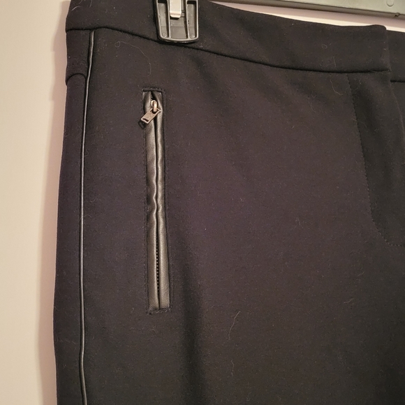 Skinny black pants with side piping - Picture 2 of 6